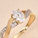 Bague Candice Or Jaune Oxyde De Zirconium - Bagues solitaires Femme | Histoire d’Or