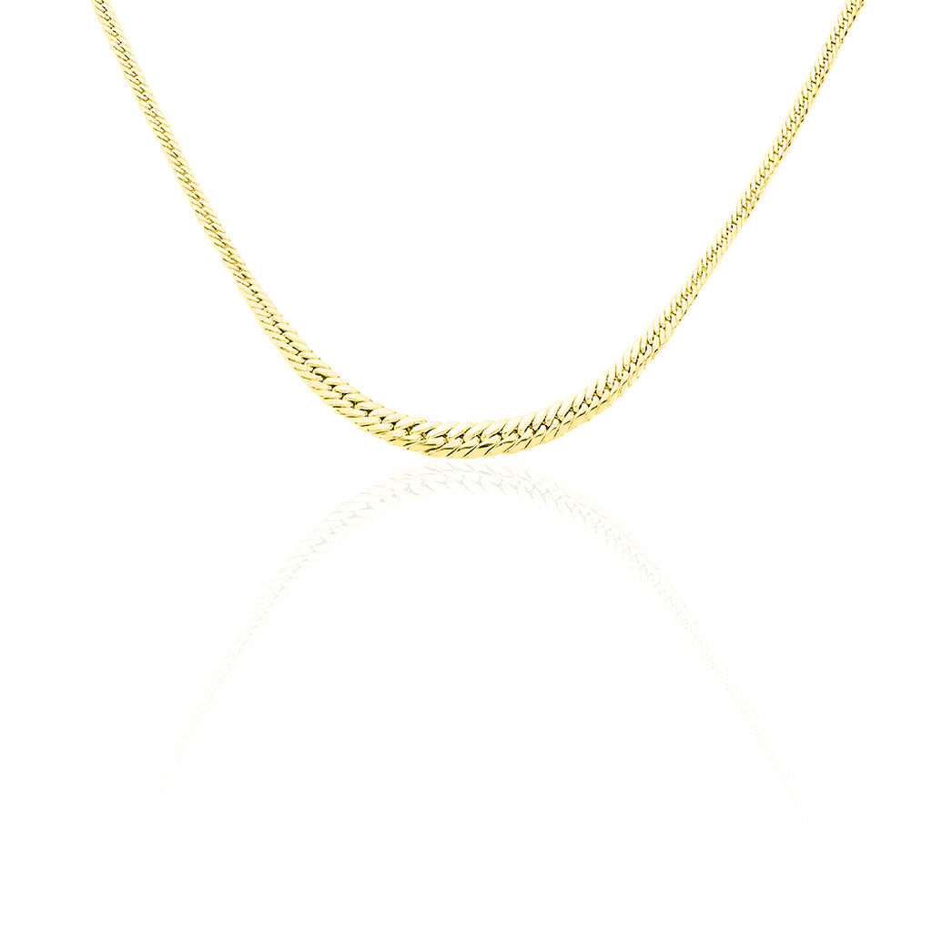 Collier Or Jaune Izel Maille Anglaise - Chaines Femme | Histoire d&rsquo;Or
