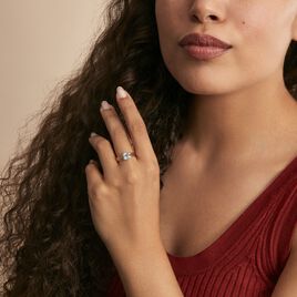 Bague Sidoine Or Bicolore Topaze - Bagues solitaires Femme | Histoire d’Or