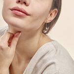 Boucles D'oreilles Puces Marie-noela Or Jaune Perle De Tahiti - Boucles d'oreilles pendantes Femme | Histoire d&rsquo;Or