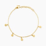Bracelet Hano&iuml; Acier Jaune - Bijoux sans pierre Femme | Histoire d&rsquo;Or