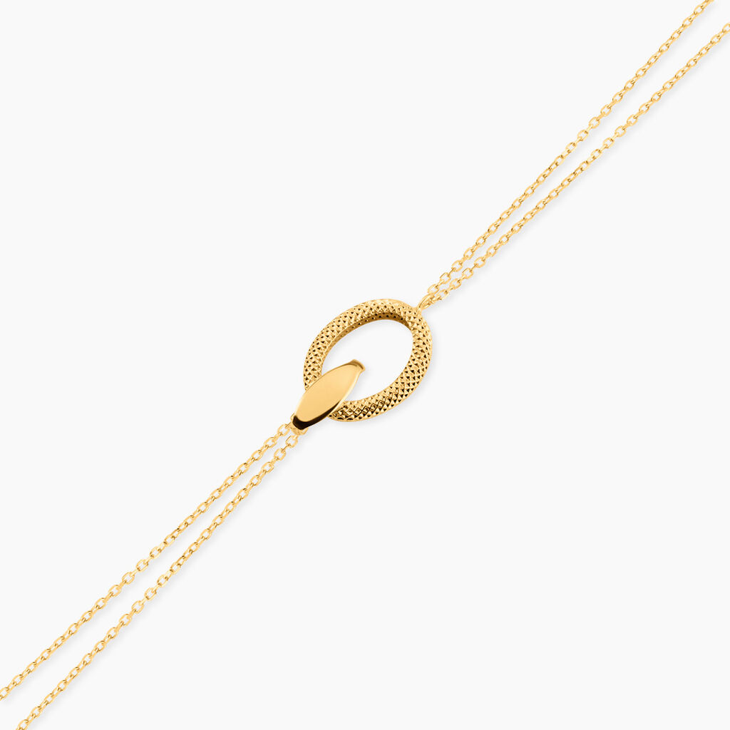 Bracelet Iveline Or Jaune - Bijoux sans pierre Femme | Histoire d&rsquo;Or