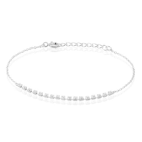 Bracelet Whitney Argent Blanc Oxyde De Zirconium - Bracelets Femme | Histoire d’Or