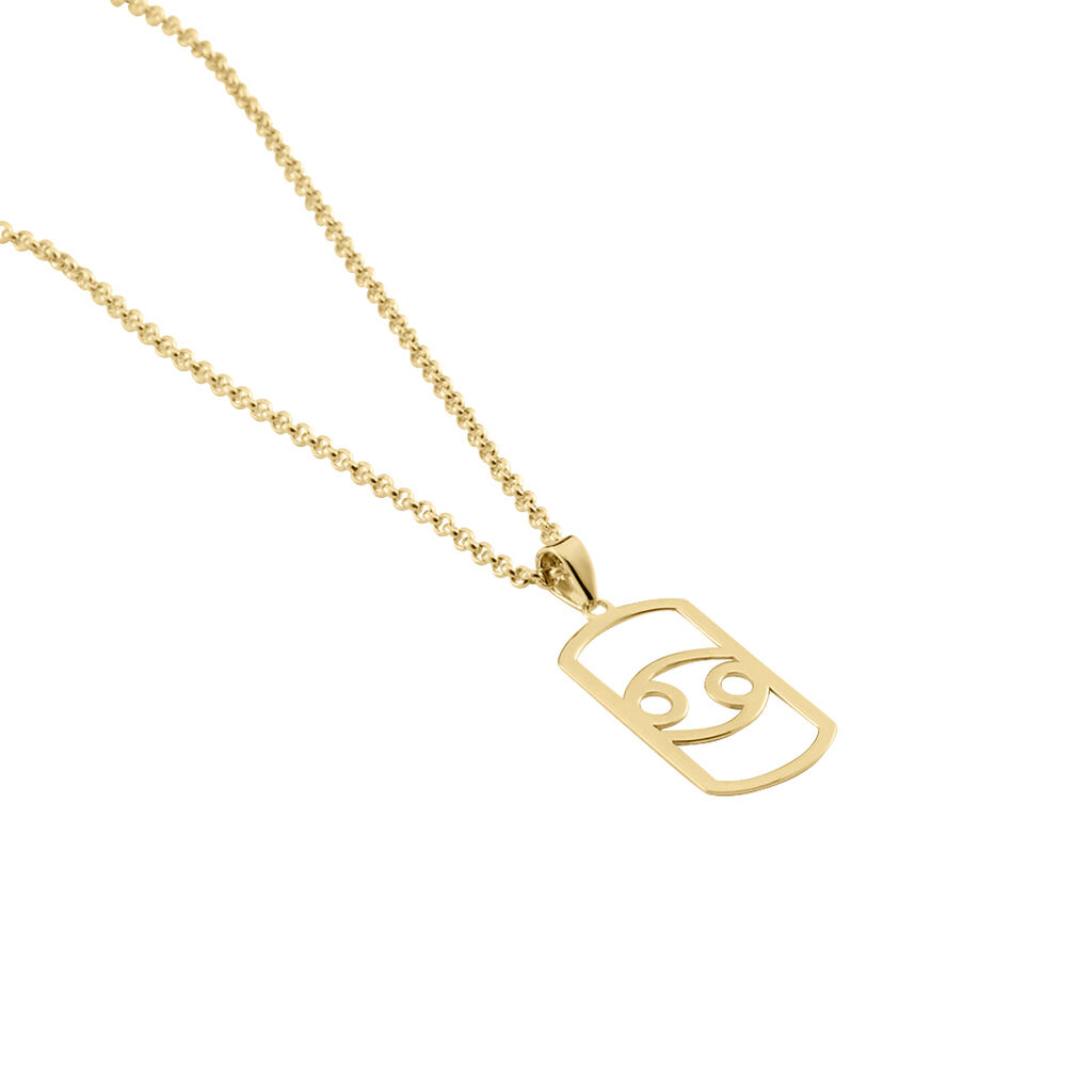 Collier Plaqué Or Prospero - Colliers Zodiaque Homme | Histoire d’Or
