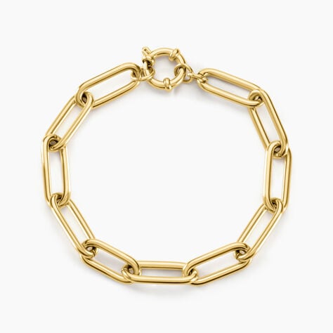 Bracelet Maille Urban Line Acier Doré - Bracelets chaîne Femme | Histoire d’Or