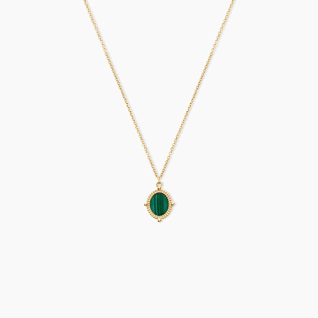 Collier Mirage Or Jaune Malachite - Colliers Femme | Histoire d’Or