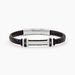 Bracelet Acier Blanc Ludovic Oxyde De Zirconium - Bracelets Homme | Histoire d&rsquo;Or