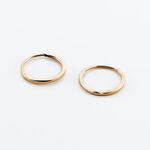 Cr&eacute;oles Valerina Or Rose - Boucles d'oreilles cr&eacute;oles Femme | Histoire d&rsquo;Or