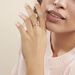 Bague Emilia Or Rose Diamant - Bagues Coeur Femme | Histoire d’Or