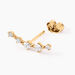 Boucles D'oreilles Puces Nichole Or Jaune Diamant Synthétique - Clous d'oreilles Femme | Histoire d’Or