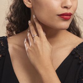 Bague Solena Or Rose Diamant - Bagues avec pierre Femme | Histoire d’Or