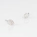 Boucles D'oreilles Puces Nevena Or Blanc Diamant - Clous d'oreilles Femme | Histoire d’Or