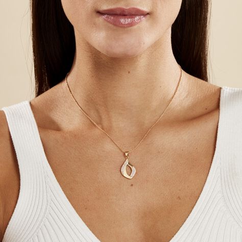 Collier Mai-lee Plaqué Or Jaune Oxyde De Zirconium - Colliers Femme | Histoire d’Or