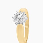 Bague Chou Or Jaune Diamant - Bagues solitaires Femme | Histoire d&rsquo;Or