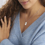 Collier Laig Argent Blanc Oxyde De Zirconium - Colliers fantaisie Femme | Histoire d&rsquo;Or