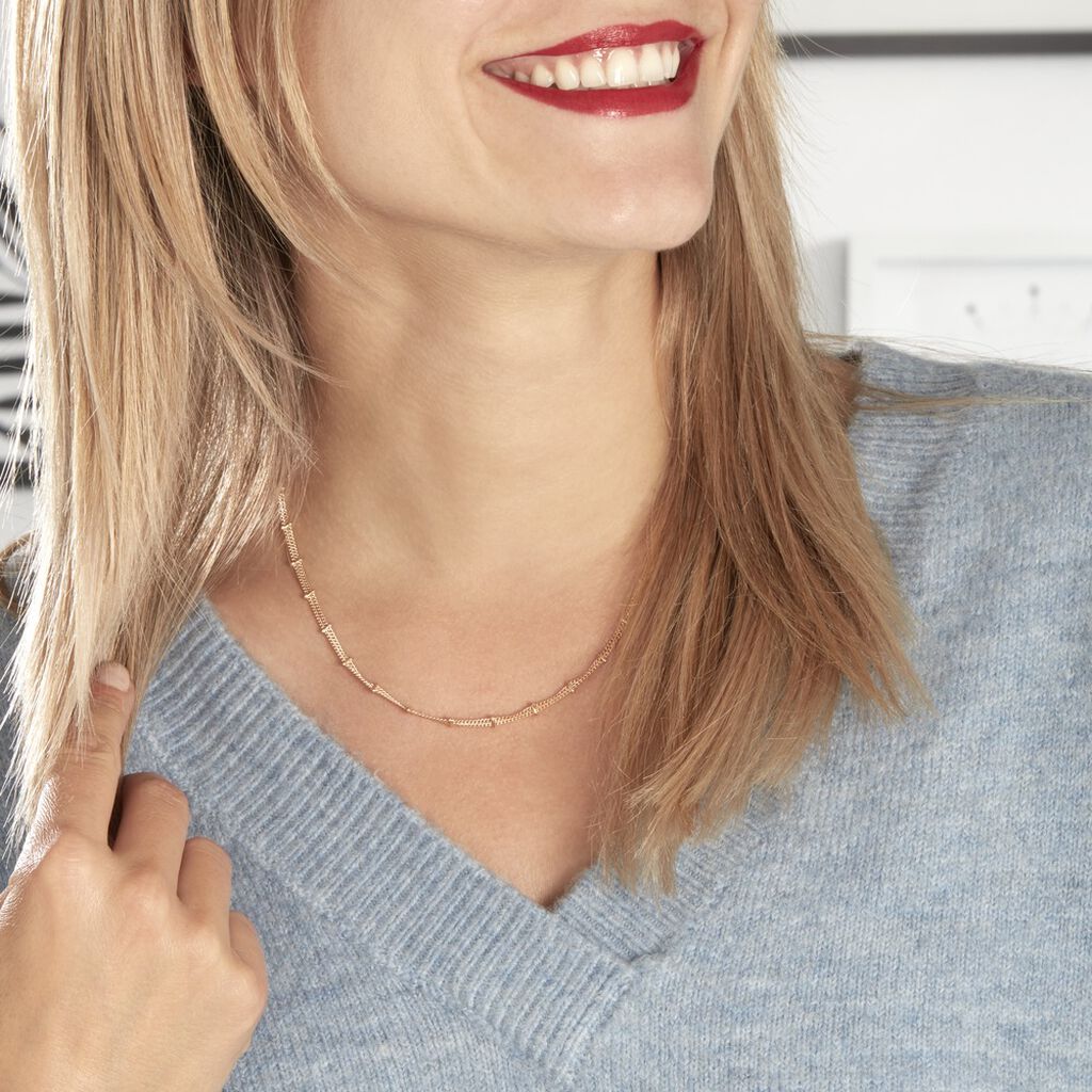 Collier Naria Plaqué Or Jaune - Colliers doubles et triples chaînes Femme | Histoire d’Or