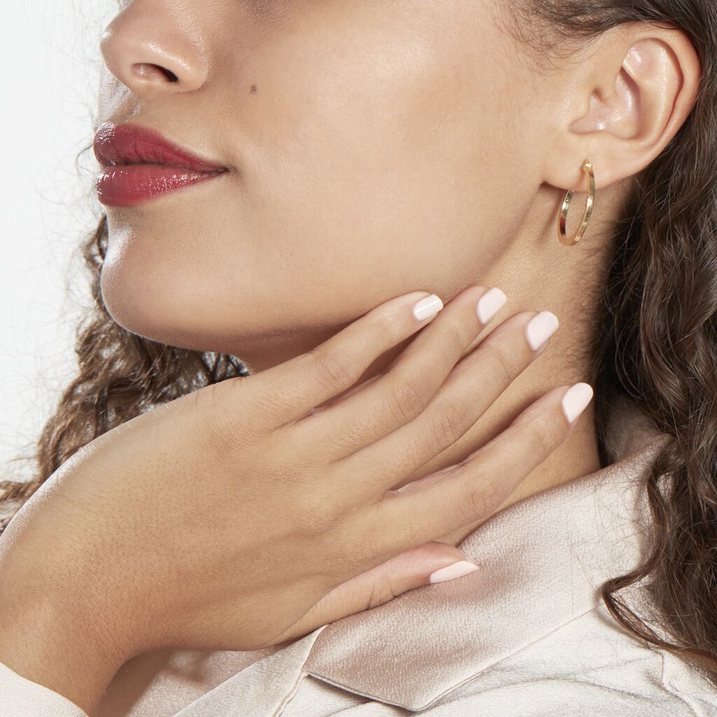 Créoles Xanthia Or Jaune - Boucles d'oreilles créoles Femme | Histoire d’Or