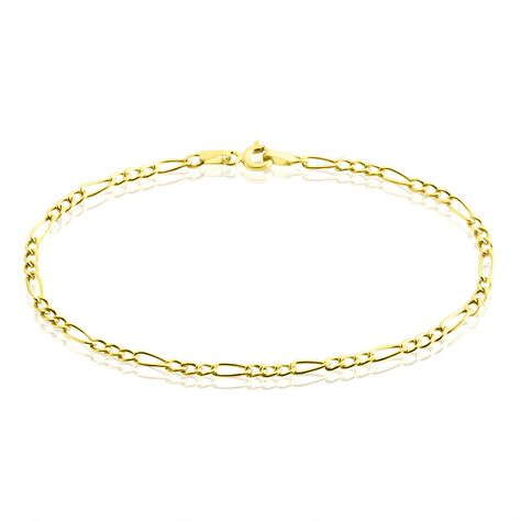 Bracelet Cameo Maille Alternee 1/3 Or Jaune - Bracelets chaîne Femme | Histoire d’Or