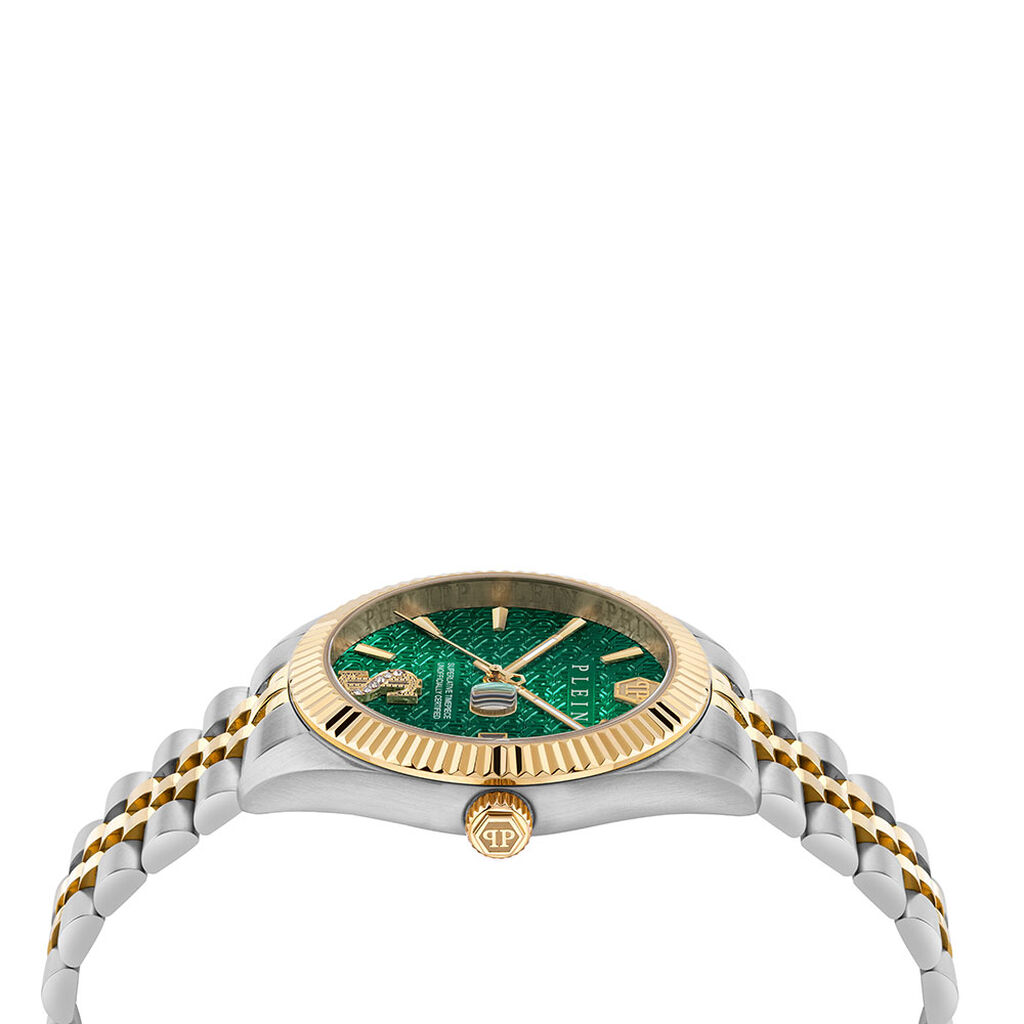 Montre Philipp Plein Date Superlative Vert - Nouveautés Homme | Histoire d’Or