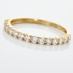 Alliance Julietta Or Jaune Oxyde De Zirconium - Alliances Femme | Histoire d&rsquo;Or