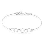 Bracelet Bulle Argent Blanc - Bracelets Femme | Histoire d&rsquo;Or