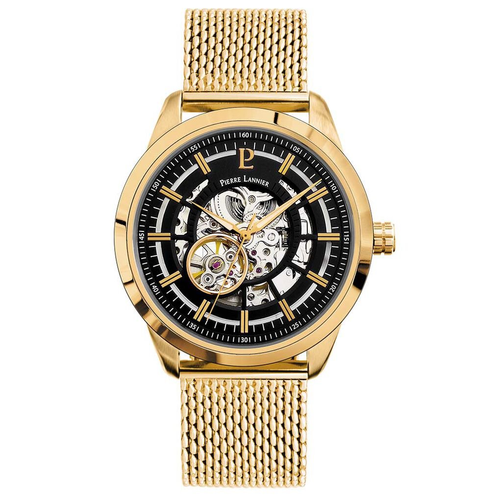 Montre Pierre Lannier Automatique Noir - Montres Homme | Histoire d’Or