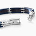 Bracelet Jourdan Zephir Acier Bleu - Bracelets Homme | Histoire d’Or