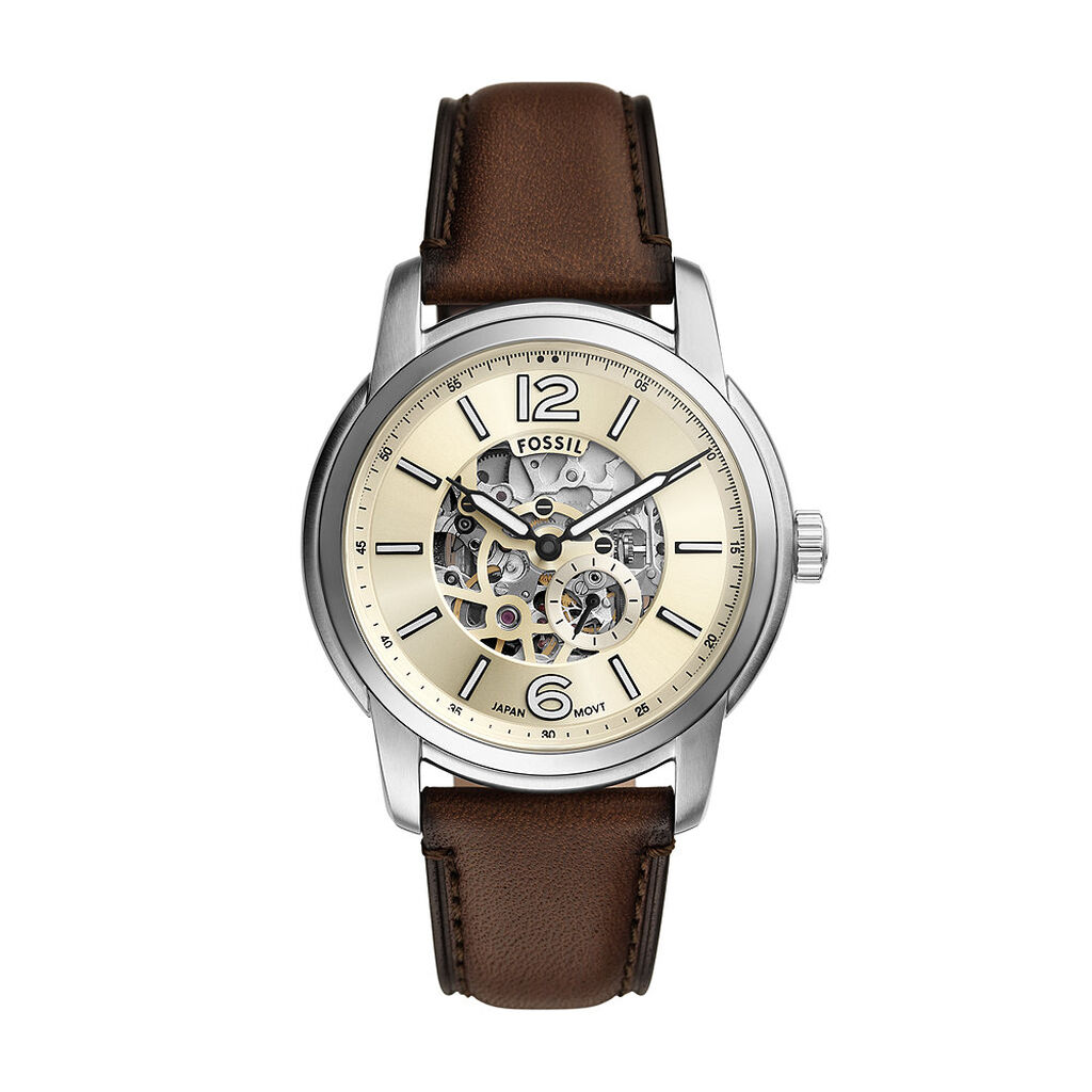 Montre Fossil Heritage Cr&egrave;me - Montres Homme | Histoire d&rsquo;Or