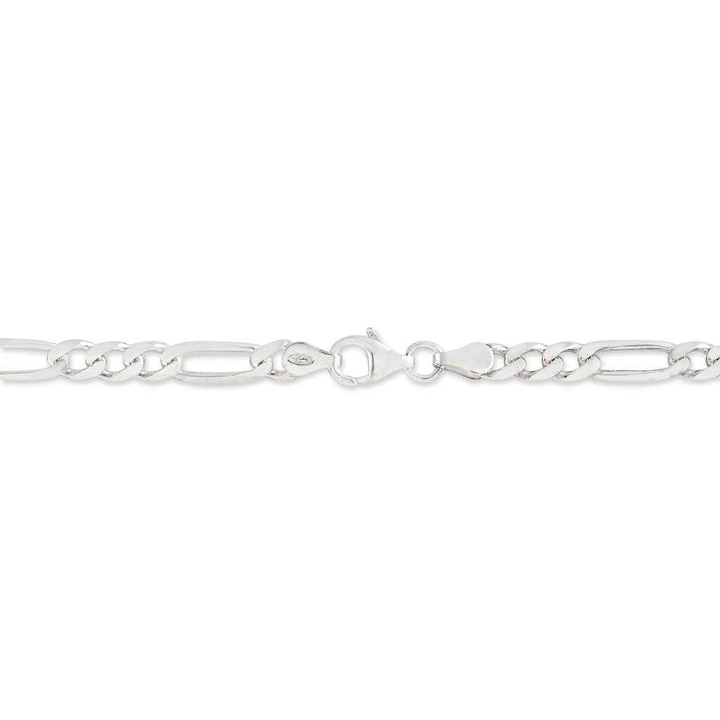 Collier Vivian Argent Blanc - Chaines Homme | Histoire d’Or