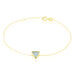 Bracelet Juliete Or Jaune Aigue Marine - Bracelets Femme | Histoire d’Or