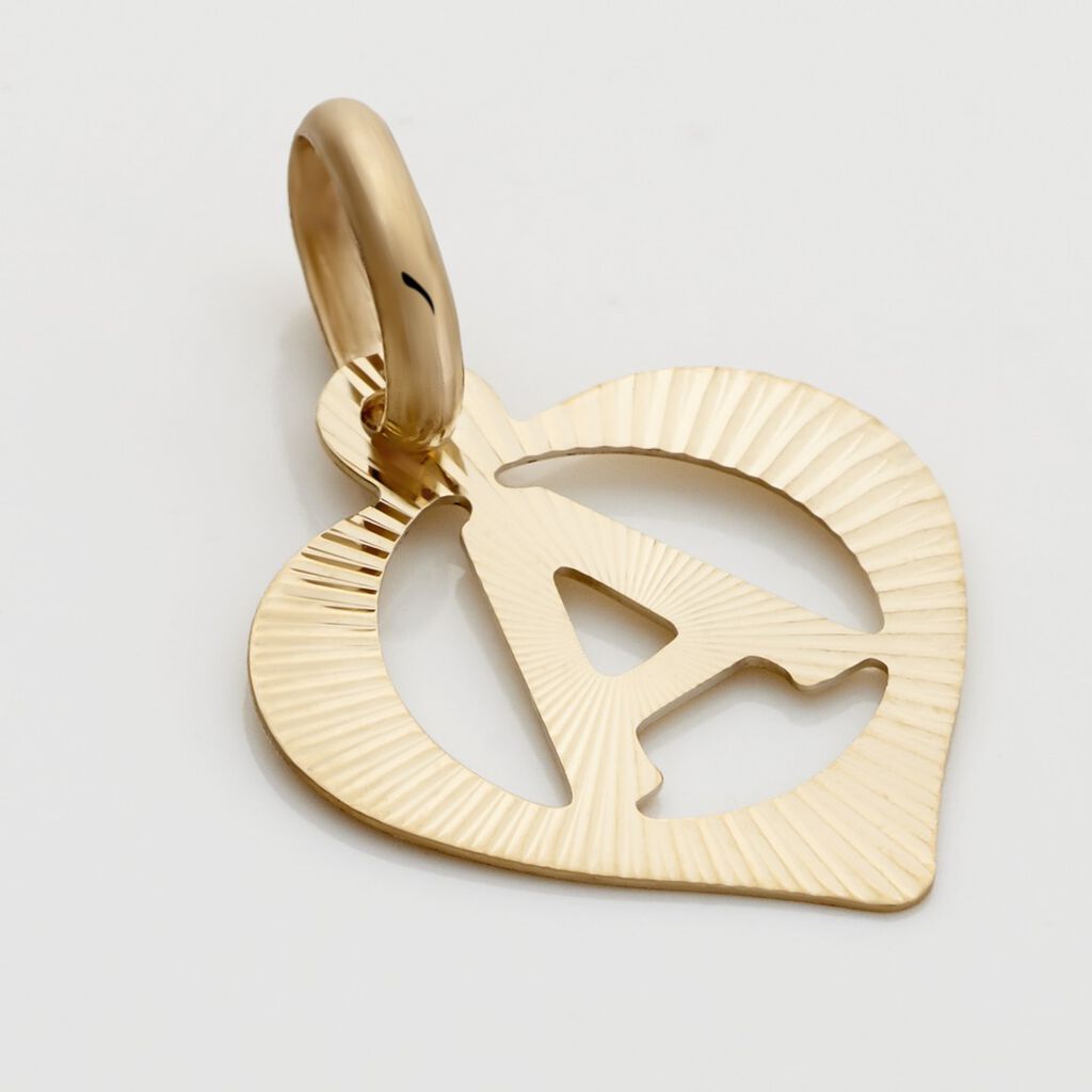 Pendentif Eudocie Coeur Lettre Or Jaune - Pendentifs Femme | Histoire d’Or