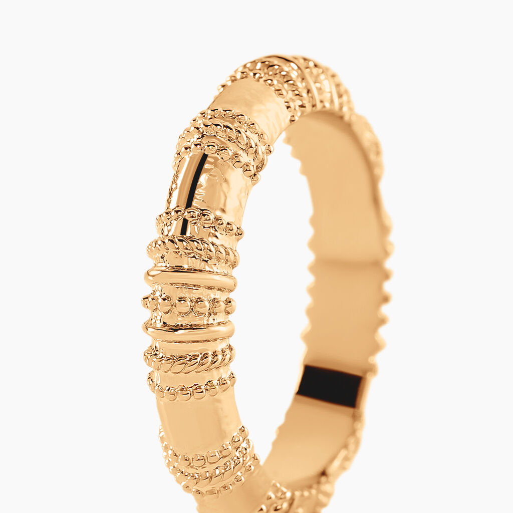 Bague Manua Plaqu&eacute; Or Jaune - Bagues fantaisie Femme | Histoire d&rsquo;Or