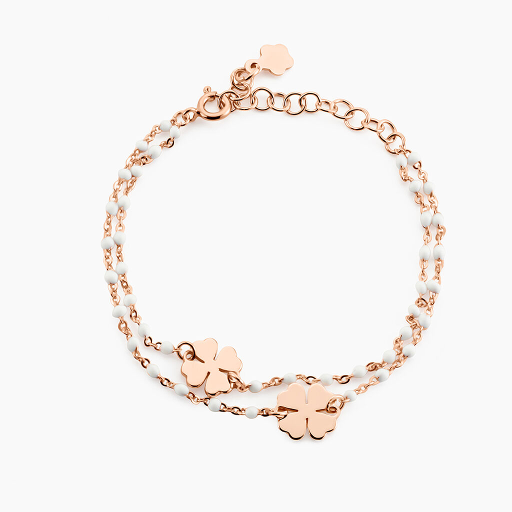 Bracelet Mimosa Argent Rose - Bracelets Femme | Histoire d&rsquo;Or