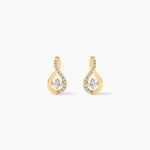 Boucles D'oreilles Pendantes Evana Or Jaune Oxyde De Zirconium - Boucles d'oreilles pendantes Femme | Histoire d&rsquo;Or