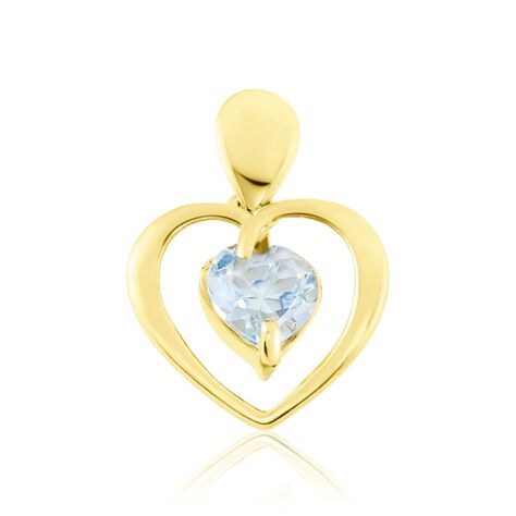 Pendentif Topaze Goutte D'eau En Or 18 Carats (750/1000) - Occasion, 0,77g