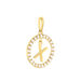 Pendentif Gabe Or Jaune Oxyde De Zirconium - Pendentifs Femme | Histoire d’Or