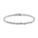 Bracelet Cacilda Maille Corde Argent Blanc - Bracelets chaîne Femme | Histoire d’Or
