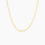 Cha&icirc;ne Imanie Maille Singapour Or Jaune - Chaines Femme | Histoire d&rsquo;Or