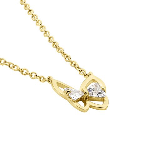 Collier Jelissa Plaqué Or Jaune Oxyde De Zirconium - Colliers fantaisie Femme | Histoire d’Or