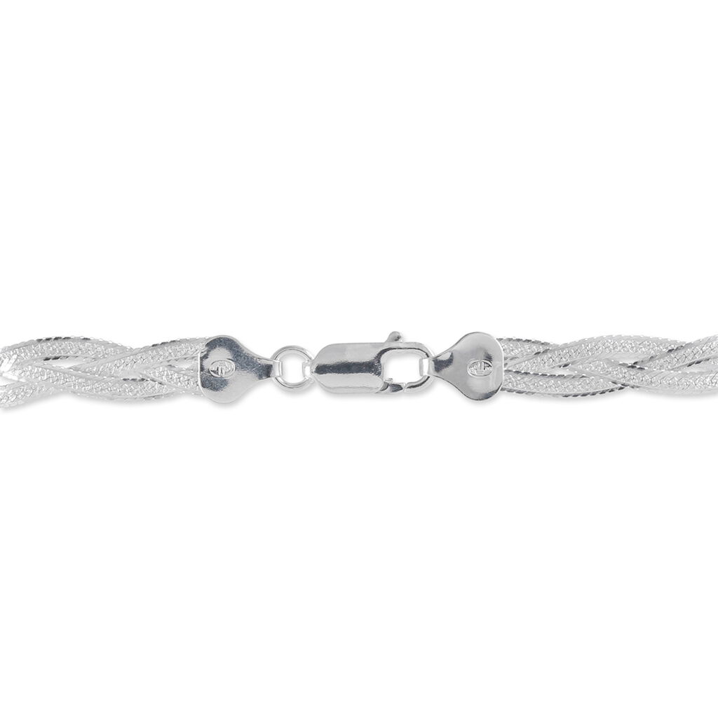 Bracelet Elae Argent Blanc - Bracelets chaîne Femme | Histoire d’Or