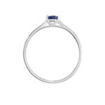 Bague Crista Or Blanc Saphir Et Diamant - Bagues solitaires Femme | Histoire d&rsquo;Or