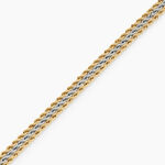 Bracelet Cordelia Or Bicolore - Bracelets cha&icirc;ne Femme | Histoire d&rsquo;Or