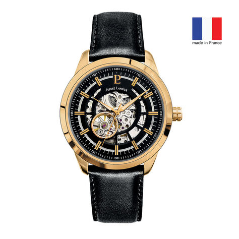 Montre Pierre Lannier Automatic Noir - Montres Homme | Histoire d’Or