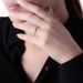 Alliance Yamile Or Blanc Diamant - Alliances Femme | Histoire d’Or