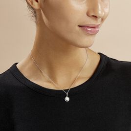 Collier Mathie Argent Blanc Perle De Culture Et Oxyde De Zirconium - Colliers fantaisie Femme | Histoire d’Or