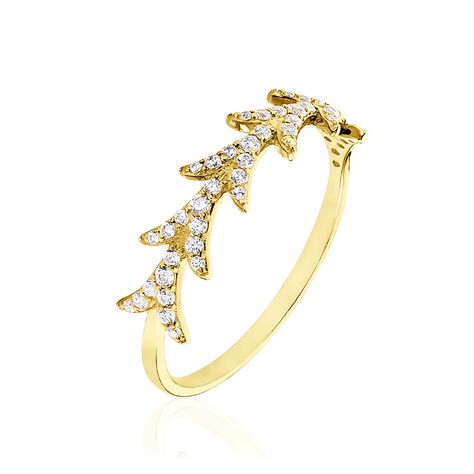 Bague Ligeia Or Jaune Oxyde De Zirconium - Bagues avec pierre Femme | Histoire d’Or