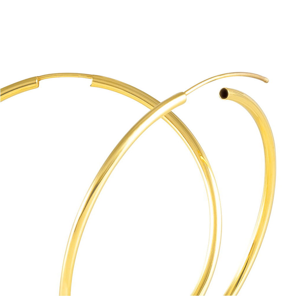 Créoles Valencina Or Jaune - Boucles d'oreilles créoles Femme | Histoire d’Or