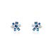 Boucles D'oreilles Puces Argent Iban Spinelles Oxydes - Boucles d'oreilles fantaisie Femme | Histoire d’Or