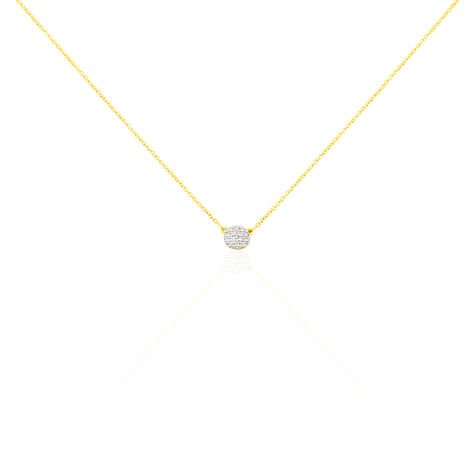 Collier Teani Or Jaune Diamant - Colliers Femme | Histoire d’Or