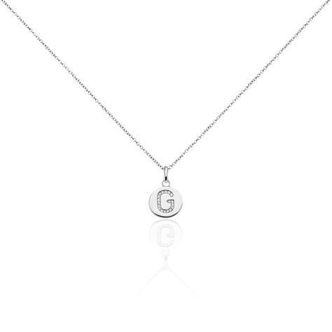 Collier Argent Eugenien Oxydes De Zirconium - Colliers fantaisie Femme | Histoire d’Or